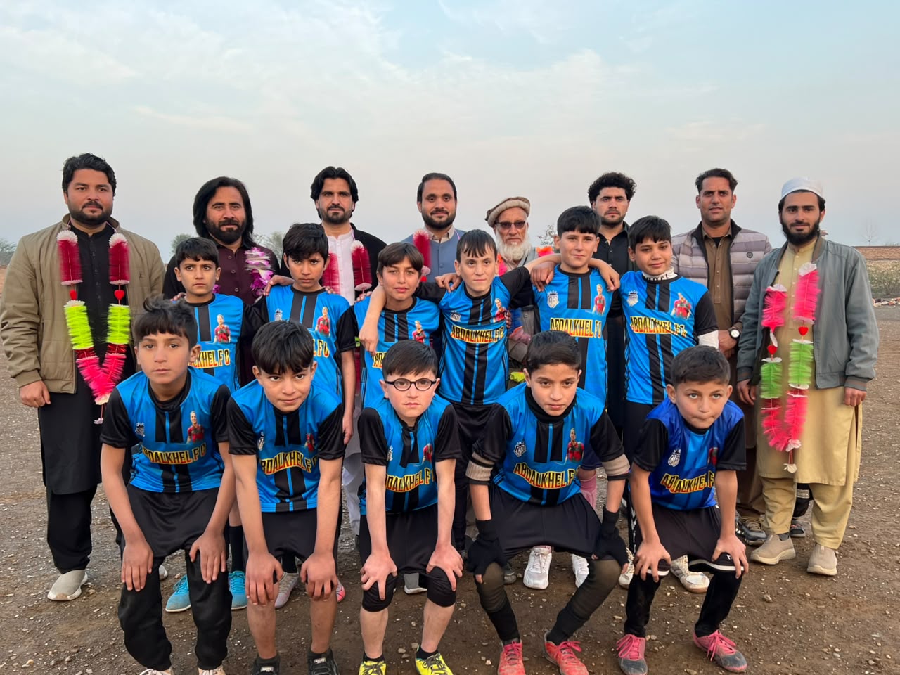 Orphaned and underprivileged students taking part in the tournament