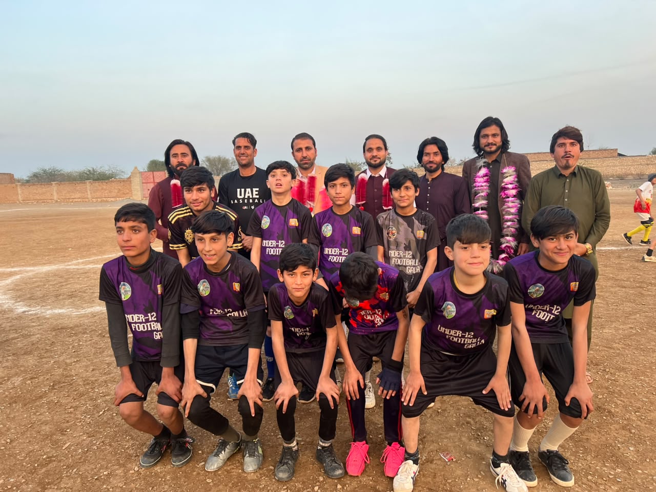 Orphaned and underprivileged students taking part in the tournament